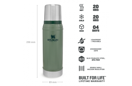 STANLEY LEGENDARY CLASSIC BOTTLE 0.75L